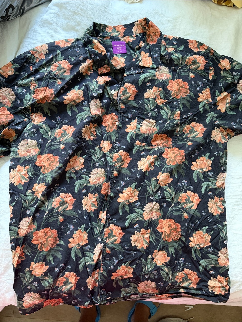 Liberty of London x Simon’s Mens Button Up Short Sleeve